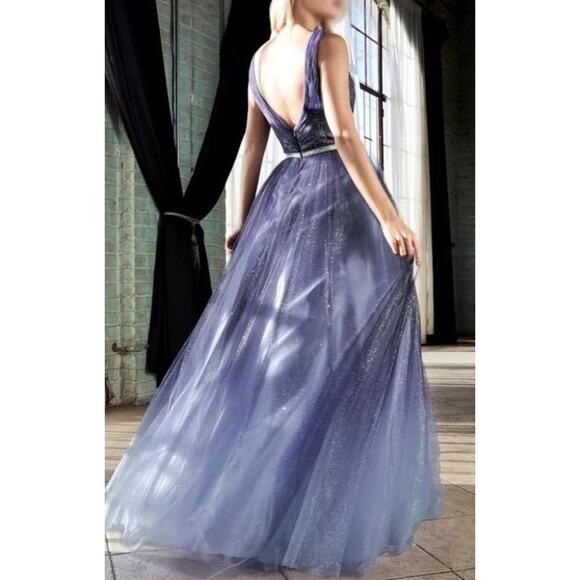 Cinderella Divine Glitter Dress M-L Prom Wedding Red Carpet - Picture 2 of 11